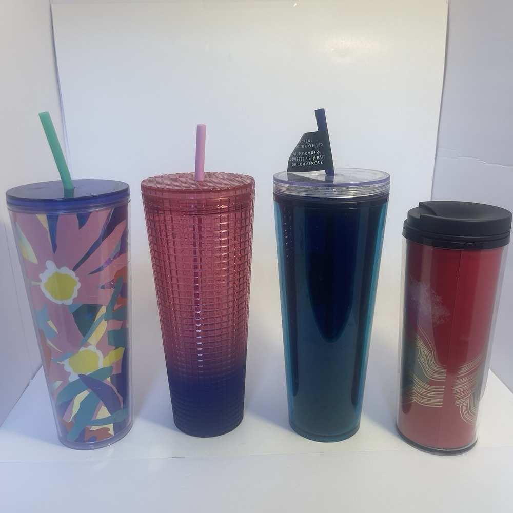 STARBUCKS Tumblers. Lot Of 4‎